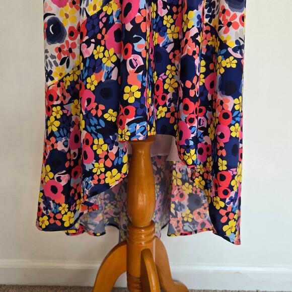 Anthropologie Hutch Bethanie Floral High Low Dress Summer Colorful Women XS - Picture 7 of 13